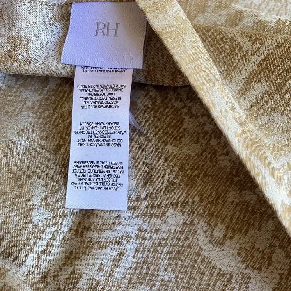 NWT 2 Restoration Hardware Italian Oushak Jacquard Standard Shams New with Tags